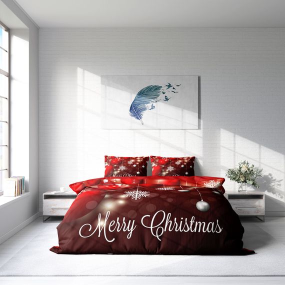 MonoHome NY Flake 3D Cotton Satin Double Duvet Cover Set - photo 3