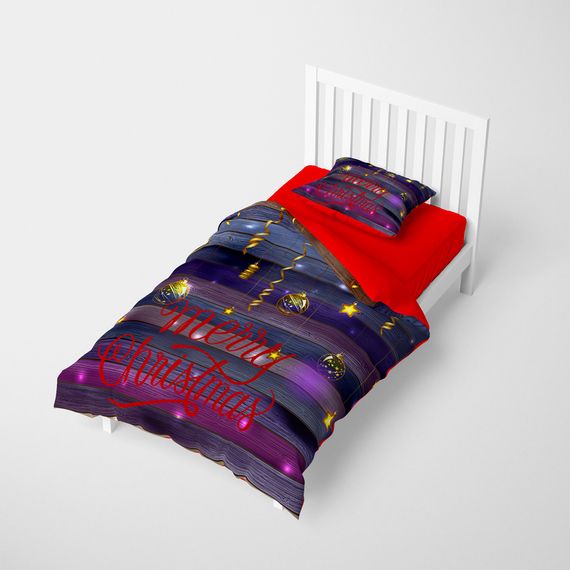 MonoHome Ny Dark 3D Pamuk Saten Tek Kişilik Nevresim Takımı - fotoğraf 2