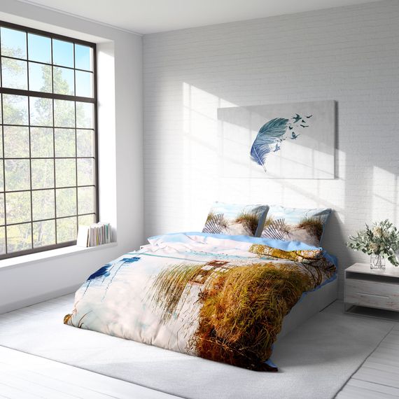 MonoHome Reeds 3D Cotton Satin Double Duvet Cover Set - photo 2