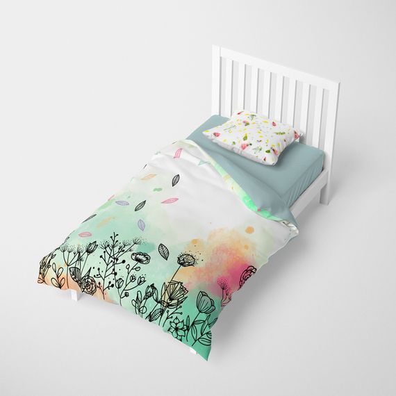 MonoHome Fantastic 3D Cotton Satin Single Duvet Cover Set - photo 2