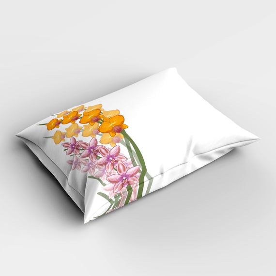 MonoHome Orchid 3D Cotton Satin Single Duvet Cover Set - photo 4