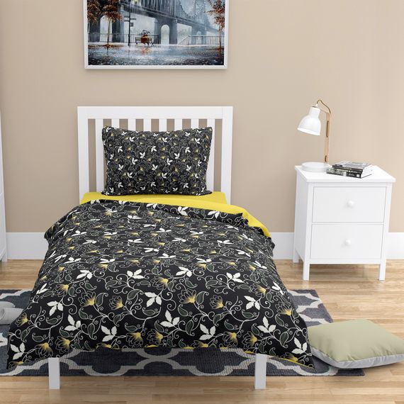 MonoHome Serenity 3D Cotton Satin Single Duvet Cover Set - photo 1