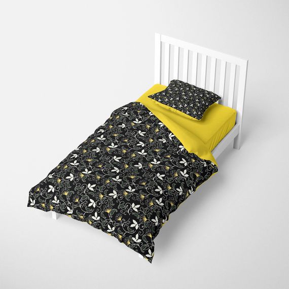 MonoHome Serenity 3D Cotton Satin Single Duvet Cover Set - photo 2