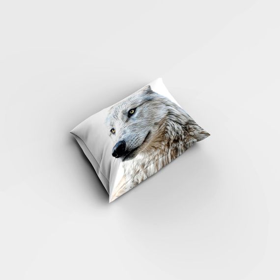 MonoHome Wolf 3D Cotton Satin Single Duvet Cover Set - photo 4