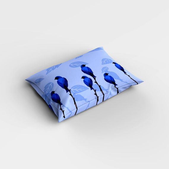 MonoHome BlueBird 3D Cotton Satin Single Duvet Cover Set - photo 4