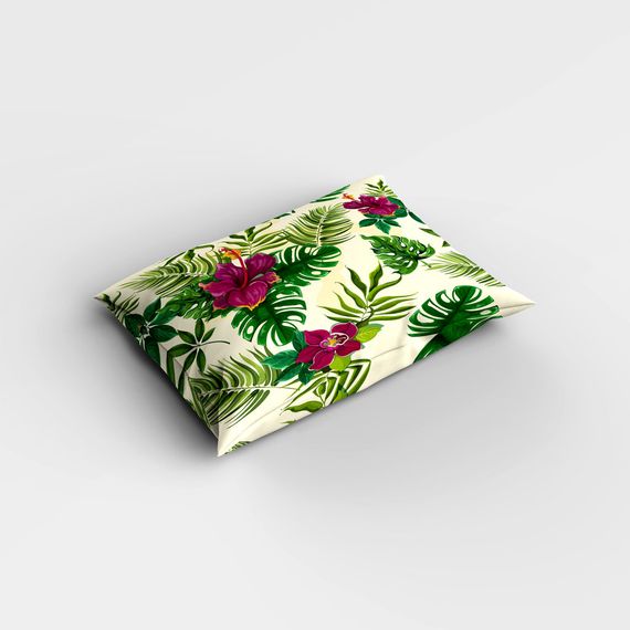 MonoHome Green 3D Cotton Satin Single Duvet Cover Set - photo 4