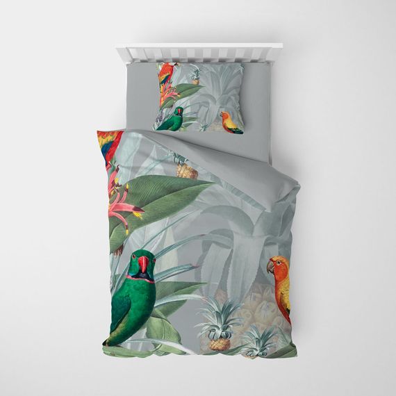 MonoHome ParWorld 3D Cotton Satin Single Duvet Cover Set - photo 3