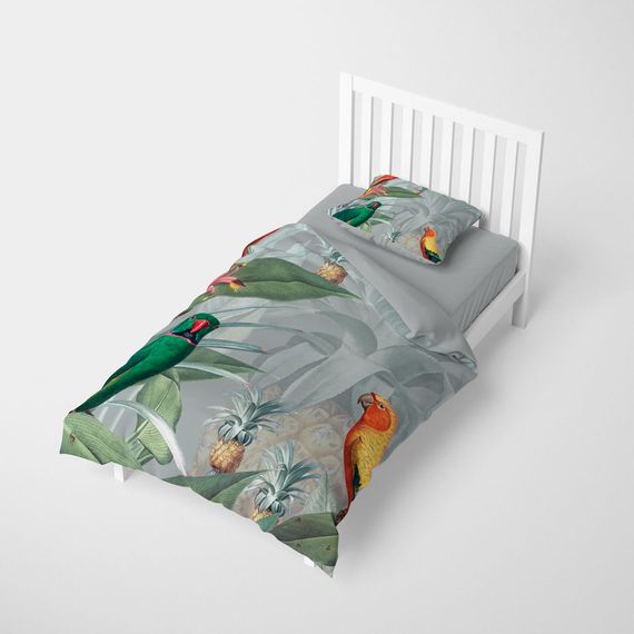 MonoHome ParWorld 3D Cotton Satin Single Duvet Cover Set - photo 2