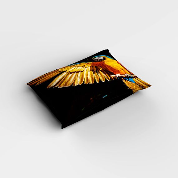 MonoHome Parrot 3D Pamuk Saten Tek Kişilik Nevresim Takımı - fotoğraf 4