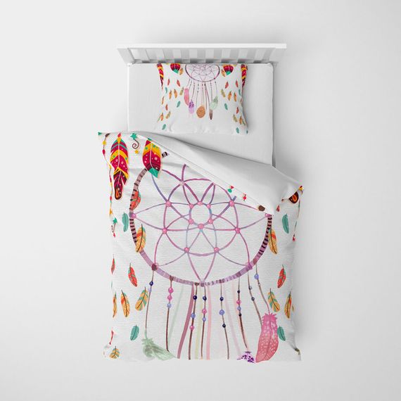 Моногом Кэтчерс 3D Постельное Белье из Хлопкового Сатина для Одной Персоны 160x220 см, Яркие Цвета, Высокое Качество, Гарантия 24 Месяца - фото 3