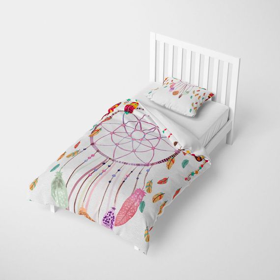 Моногом Кэтчерс 3D Постельное Белье из Хлопкового Сатина для Одной Персоны 160x220 см, Яркие Цвета, Высокое Качество, Гарантия 24 Месяца - фото 2