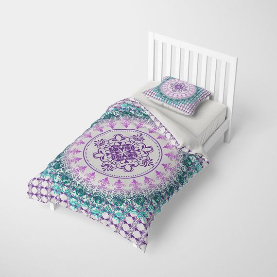 MonoHome Focus 3D Cotton Satin Single Duvet Cover Set - photo 2