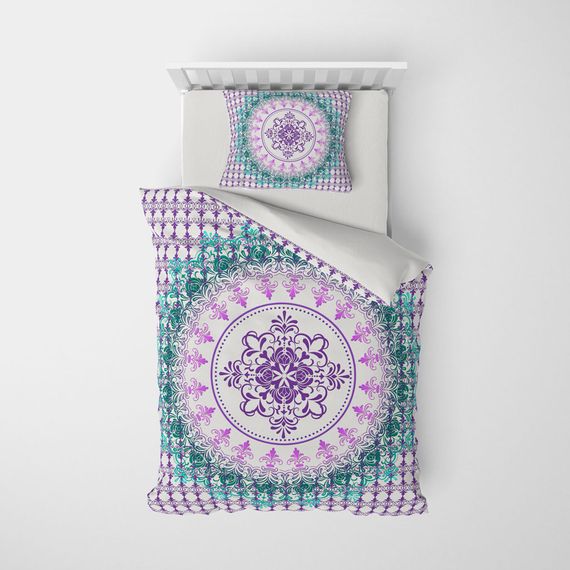 MonoHome Focus 3D Cotton Satin Single Duvet Cover Set - photo 3