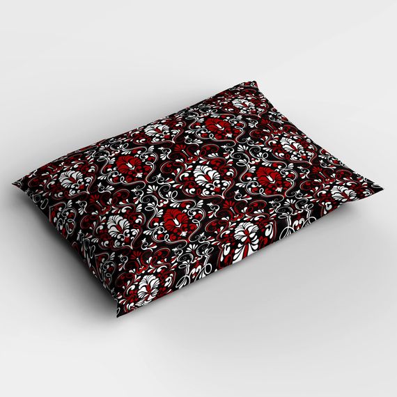 Набір постільної білизни MonoHome Damask 3D з бавовняного сатину на односпальне ліжко, 160х220 см, яскраві кольори, спеціальний органічний друк - фото 4