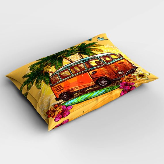 MonoHome Caravan 3D Pamuk Saten Tek Kişilik Nevresim Takımı - fotoğraf 4