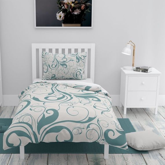 MonoHome Twigs 3D Cotton Satin Single Duvet Cover Set - photo 1