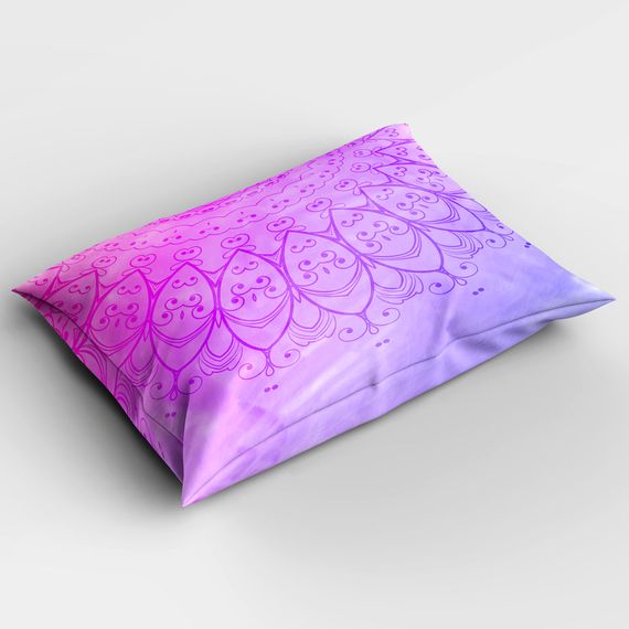 MonoHome Violet 3D Cotton Satin Single Duvet Cover Set - photo 4