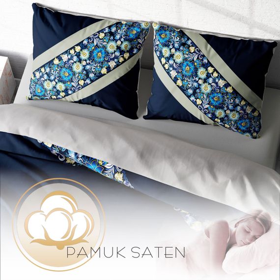 Комплект постільної білизни MonoHome Secret 3D з бавовняного атласу для двоспального ліжка з яскравими принтами та високоякісною тканиною - фото 4