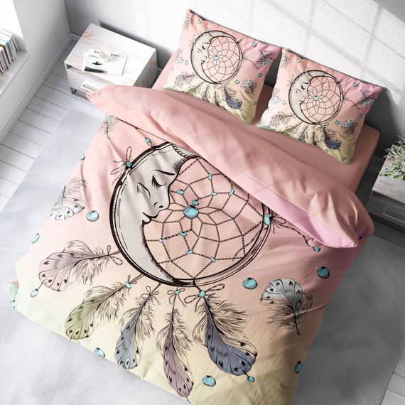 MonoHome Trap 3D Cotton Satin Double Duvet Cover Set - photo 1