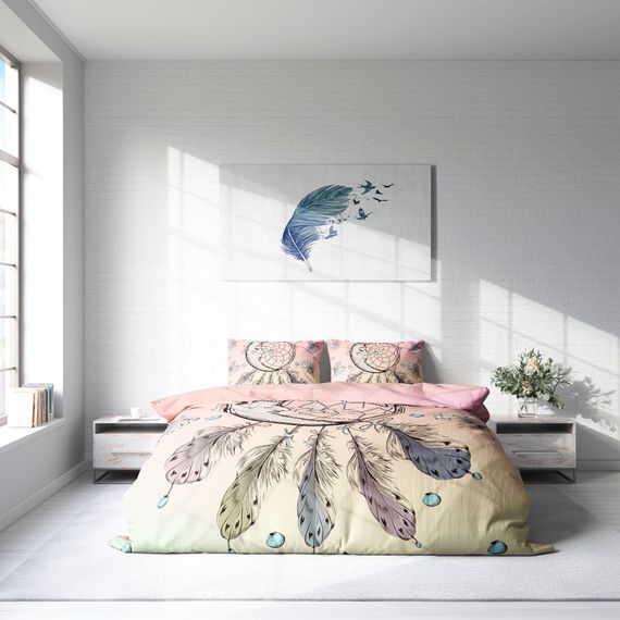 MonoHome Trap 3D Cotton Satin Double Duvet Cover Set - photo 3