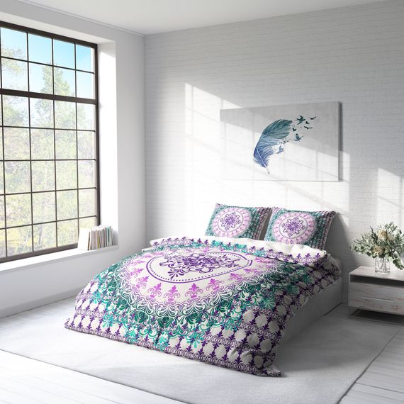 MonoHome Focus 3D Cotton Satin Double Duvet Cover Set - photo 2