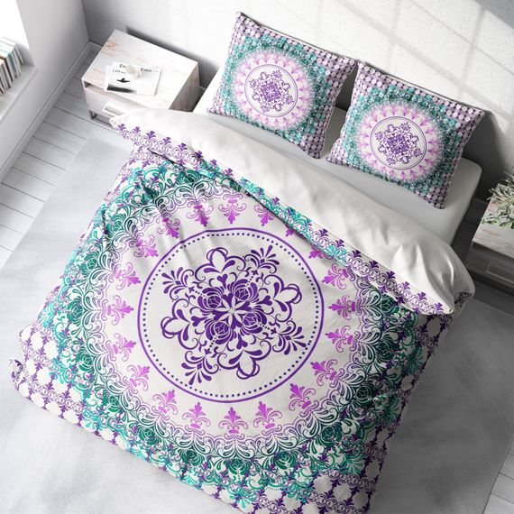 MonoHome Focus 3D Cotton Satin Double Duvet Cover Set - photo 1