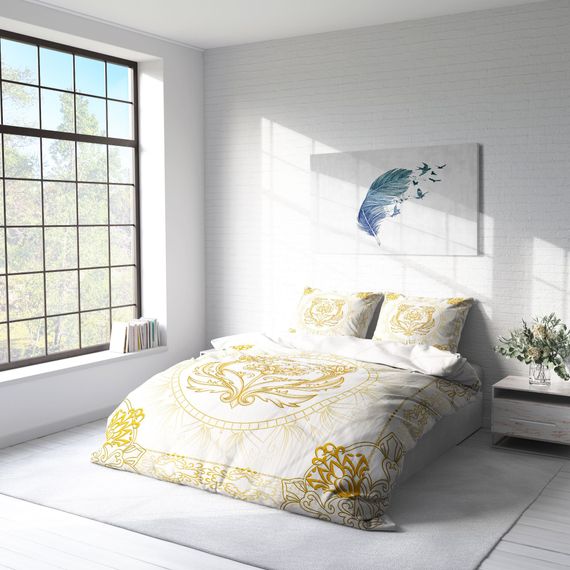 MonoHome Osmanlı I 3D Pamuk Saten Çift Kişilik Nevresim Takımı - fotoğraf 2