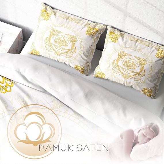 MonoHome Osmanlı I 3D Pamuk Saten Çift Kişilik Nevresim Takımı - fotoğraf 4