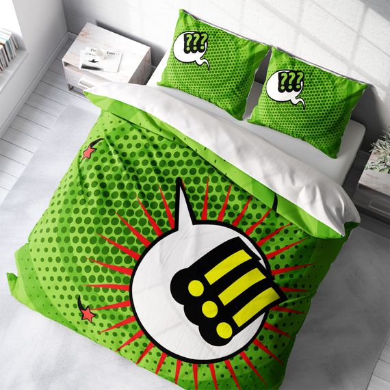 MonoHome Attention 3D Cotton Satin Double Duvet Cover Set - photo 1