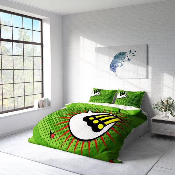 MonoHome Attention 3D Cotton Satin Double Duvet Cover Set - photo 2