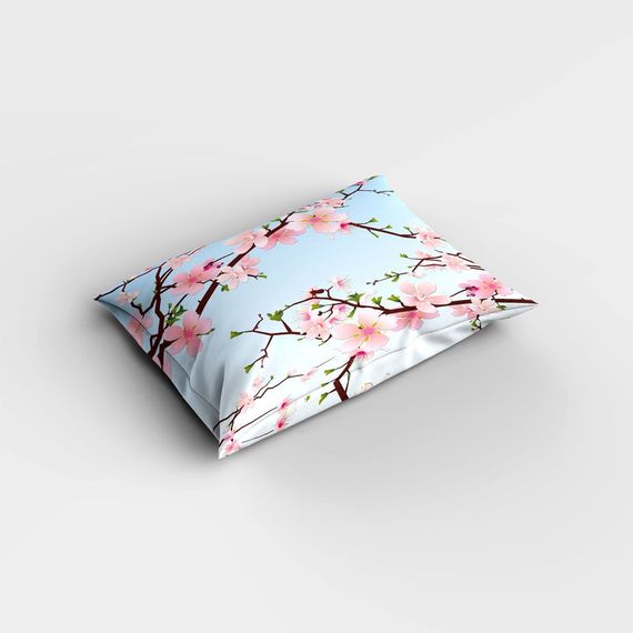 طقم غطاء لحاف مفرد من الساتان القطني ثلاثي الأبعاد Chery Blosom Monohome - صورة 4