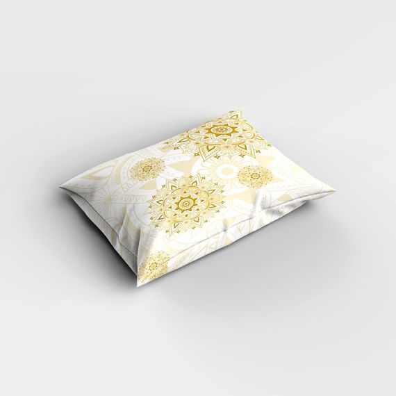Monohome Gold Luxury 3D Cotton Satin Single Duvet Cover Set - photo 4