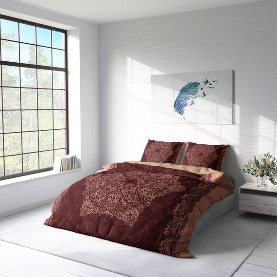 Monohome Browny 3D Pamuk Saten Çift Kişilik Nevresim Takımı - fotoğraf 2