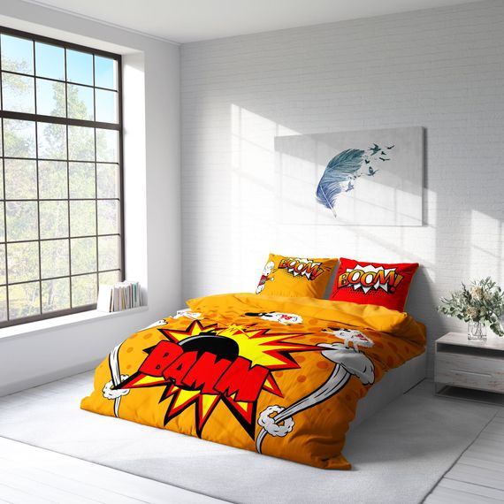 Monohome Sheep 3D Cotton Satin Double Duvet Cover Set - photo 2