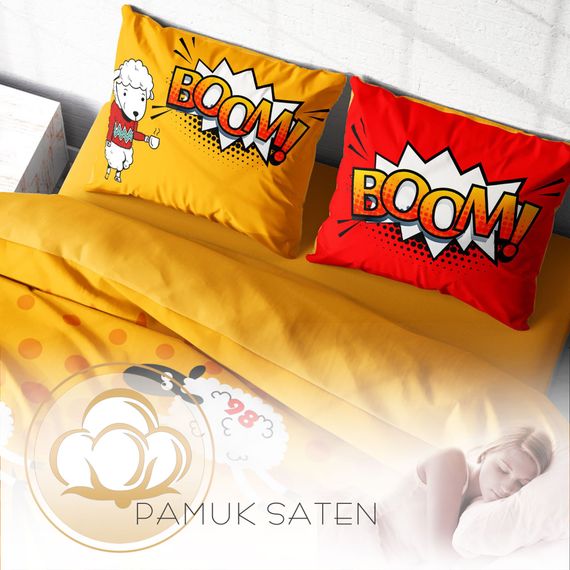 Monohome Sheep 3D Cotton Satin Double Duvet Cover Set - photo 4