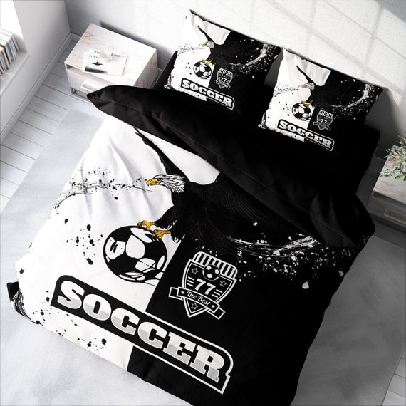 Monohome Black & White 3D Pamuk Saten Çift Kişilik Nevresim Takım - fotoğraf 1