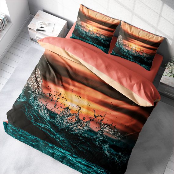 Monohome Marine 3D Cotton Satin Double Duvet Cover Set - photo 1