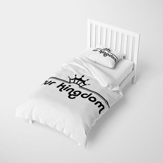 Monohome Kingdom Room 3D Cotton Satin Single Duvet Cover Set - photo 2