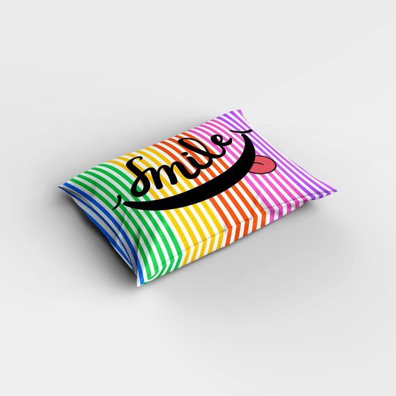 مجموعة غطاء لحاف فردي من MonoHome Friday Smile ثلاثية الأبعاد من القطن الساتان - صورة 4