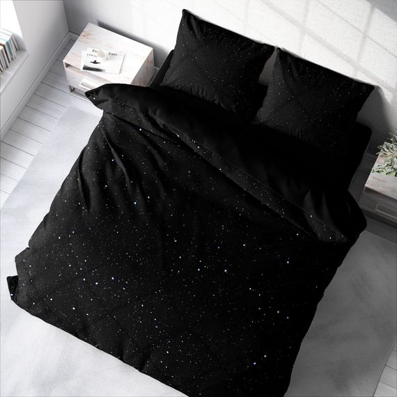 MonoHome Starly Night 3D Cotton Satin Double Duvet Cover Set - photo 1