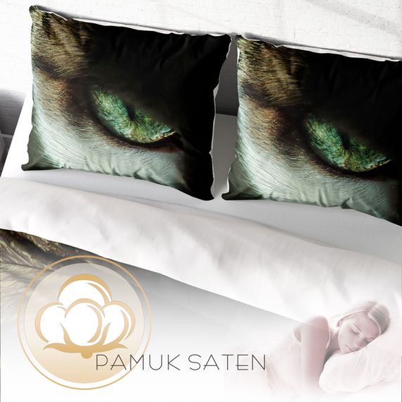 MonoHome CatEye 3D Cotton Satin Double Duvet Cover Set - photo 4