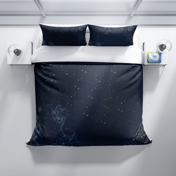 PerlaSera Smoke 3D Pamuk Saten Çift Kişilik Nevresim Seti - fotoğraf 3