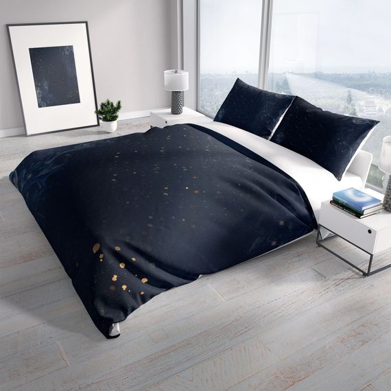 PerlaSera Smoke 3D Pamuk Saten Çift Kişilik Nevresim Seti - fotoğraf 1