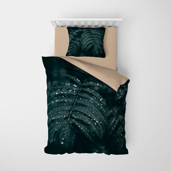 Комплект постільної білизни MonoHome у стилі 3D з бавовняного сатину для одного. Розмір: 160x220 см, яскраві кольори, дихаючий матеріал - фото 3