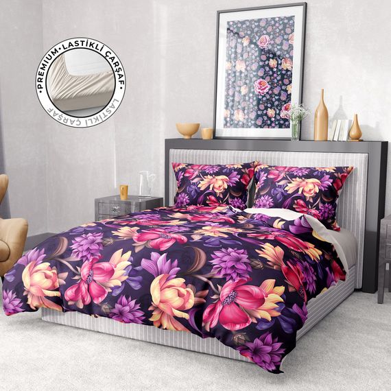 Monohome Premium Luxury Double Duvet Cover Set 3D Cotton Satin Hürrem - photo 2