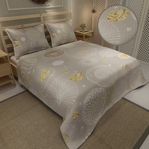 MonoHome Pique Set Jacquard Woven 3D Digital Printing الدوائر الناعمة - صورة 5