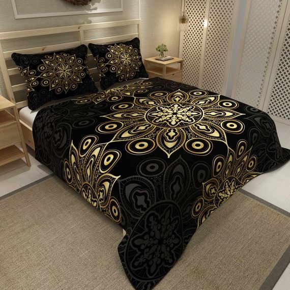 MonoHome Pique Set Jacquard Woven Cotton 3D Digital Printing Motif Design - photo 2