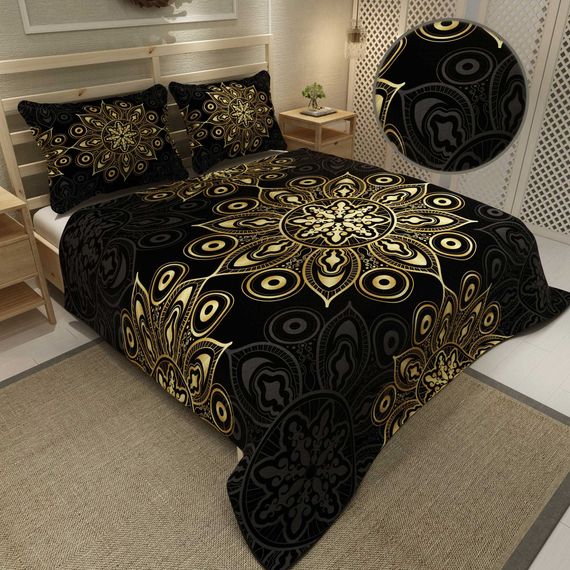 MonoHome Pique Set Jacquard Woven Cotton 3D Digital Printing Motif Design - photo 5