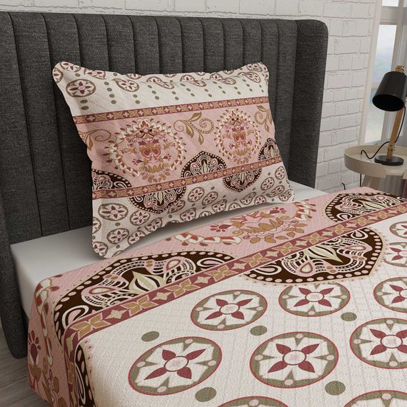 MonoHome مفردة بيكيه مجموعة الجاكار المنسوجة القطن 3D عزر العرقية - صورة 4