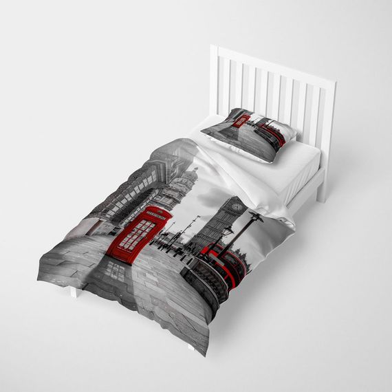 Monohome London 3D Single Duvet Cover Set - photo 3